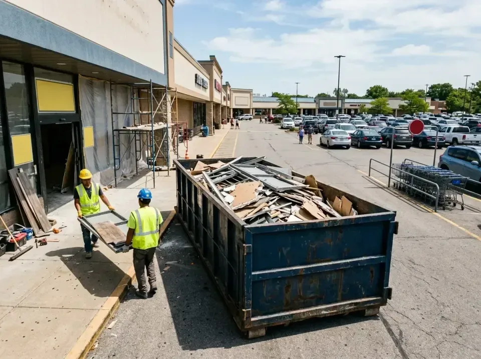 retail-store-renovation-debris-003 — frequently asked questions, Roll-off Dumpster Rentals in Pigeon Forge, TN